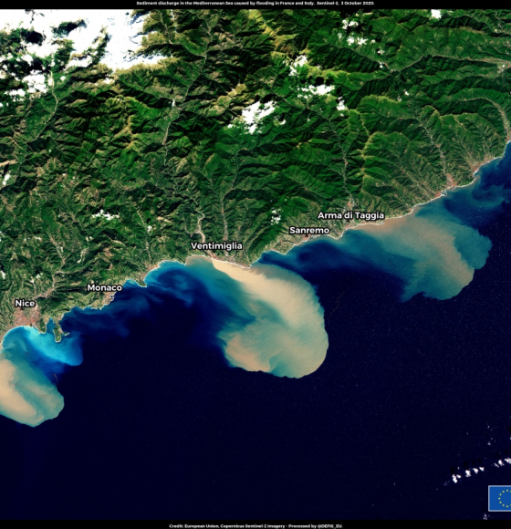 Effects of Alex storm on southern France and north-western Italy
