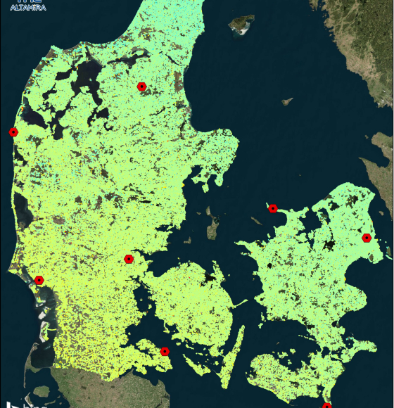 Copernicus Sentinel-1 helps Denmark to monitor ground motion and infrastructure