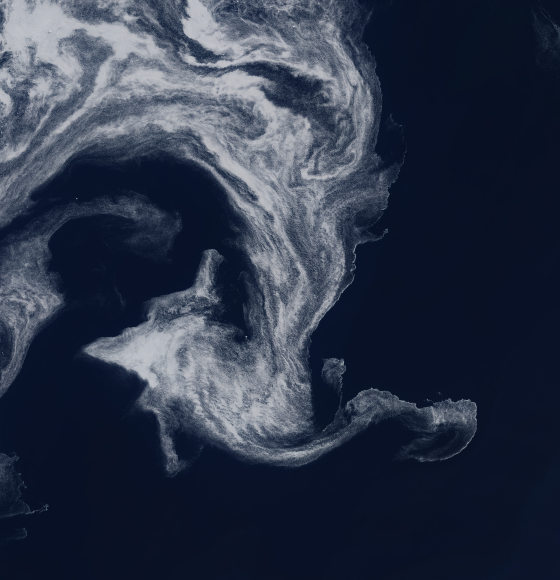 Irminger Sea ice swirl