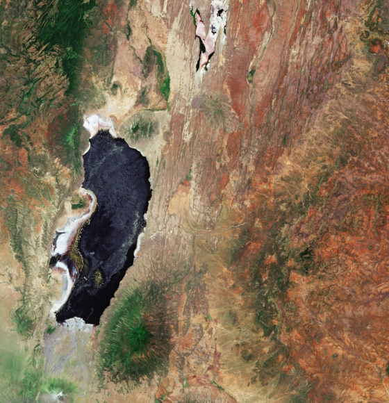 ESA's Earth Observation Image of the Week: Lake Natron