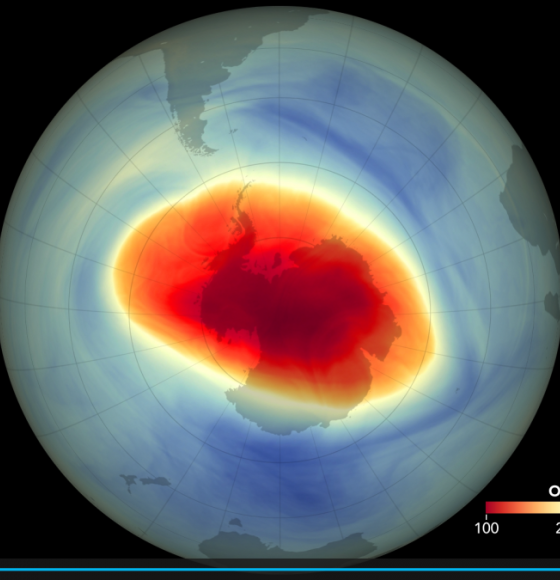 Substantial Antarctic Ozone Hole in 2021