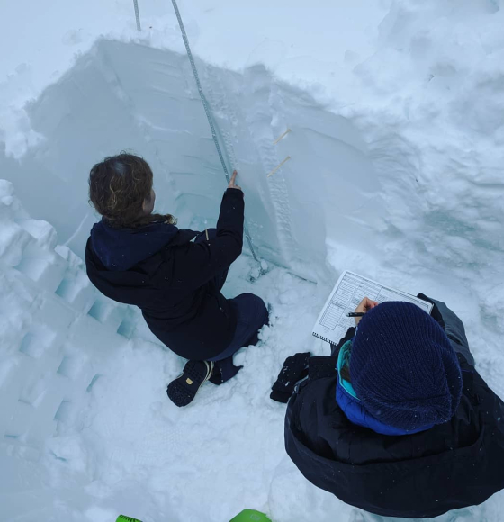C-SNOW en direct des Rocheuses avec Instagram