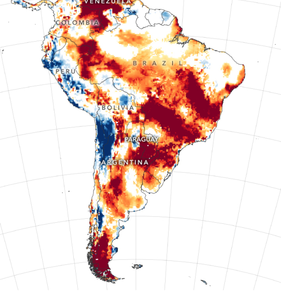 Severe Drought in South America