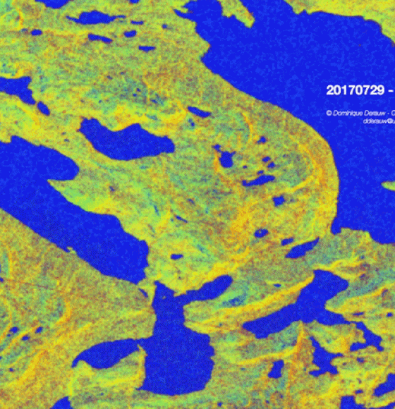 Greenland Peat Fires captured by STEREO researchers