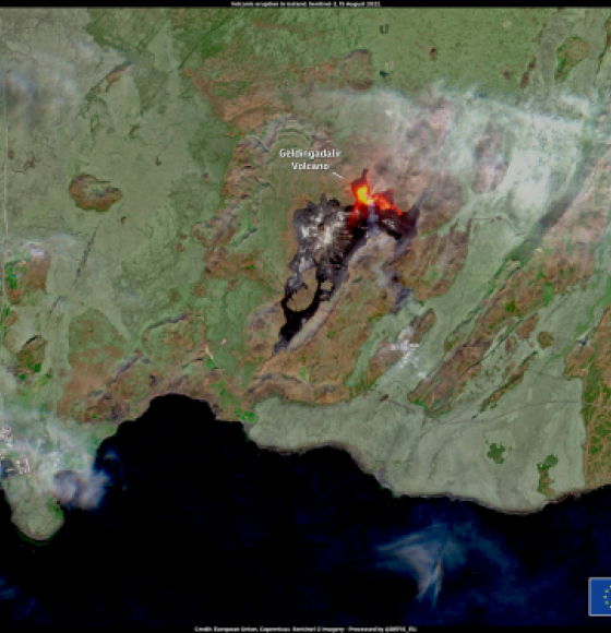 New volcanic eruption in the Reykjanes Peninsula, Iceland