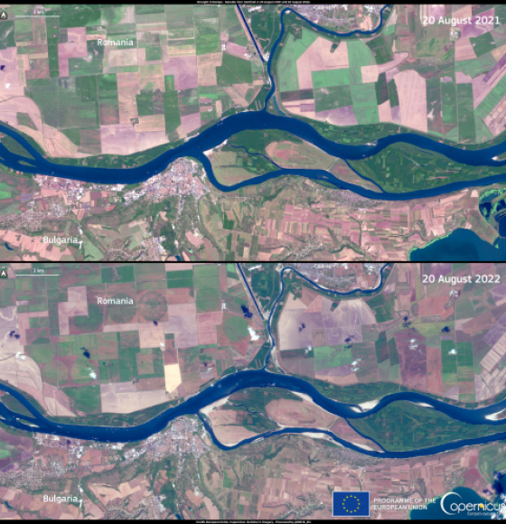 Strong impact of the drought on the Danube River