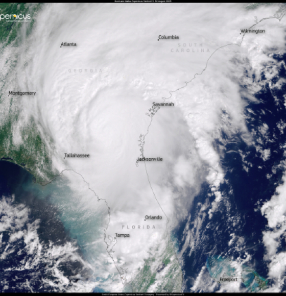 Hurricane Idalia hits Florida and Advances Across Georgia and South Carolina