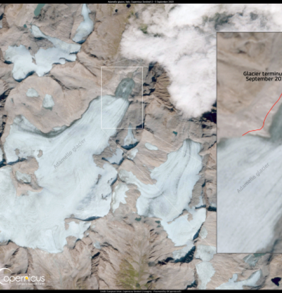 Scientists predict the total melting of Italy's Adamello glacier in the next 50 years