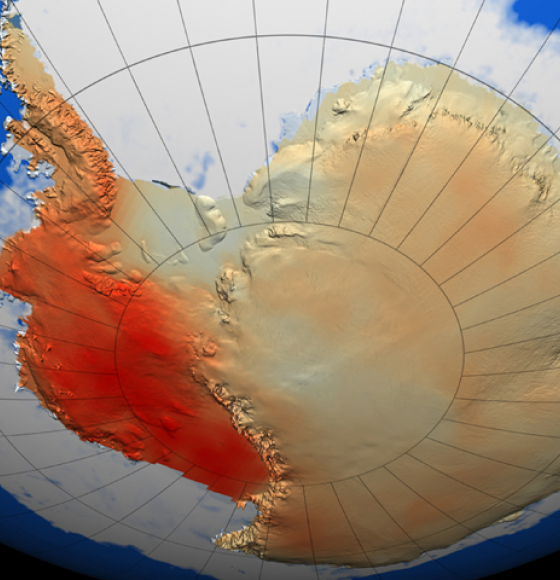 Opwarmingstrends in Antarctica
