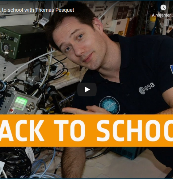Back to school with Thomas Pesquet