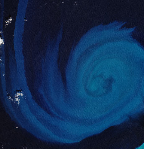 Carbonate Swirls Spin from the Bahamas