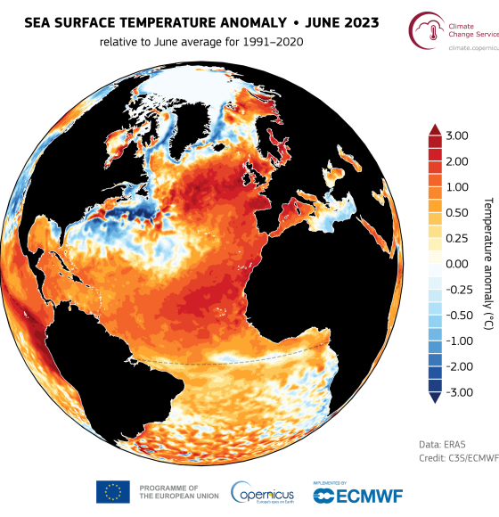 NORTH-HEAT: Marine heatwaves, or when swimming in 30-degree seas will soon be the norm