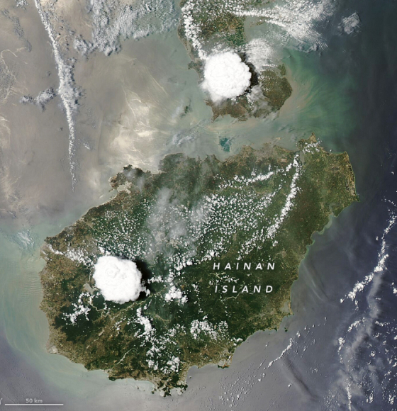 Cloud Building Over Hainan