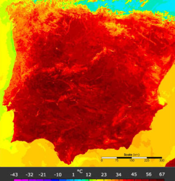 Vague de chaleur en Espagne