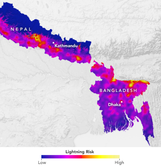 Assessing Lightning Risk in South Asia