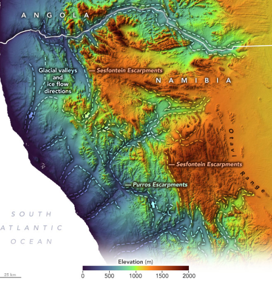 Fossil Fjords in Namibia