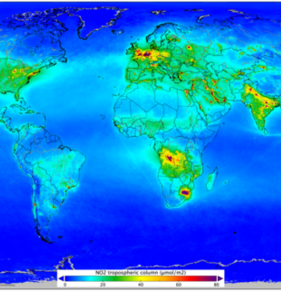 Nitrogen Dioxide Mapped 