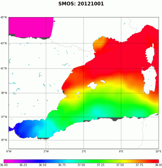 Six years of the new SMOS SSS maps in the Mediterranean Sea now available!
