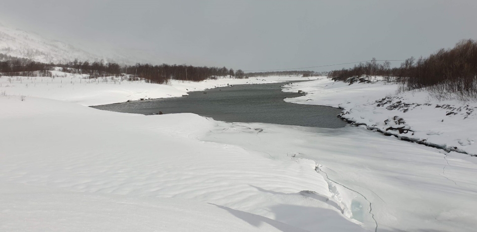 River in a snowy landscapeCopyright:SMHI