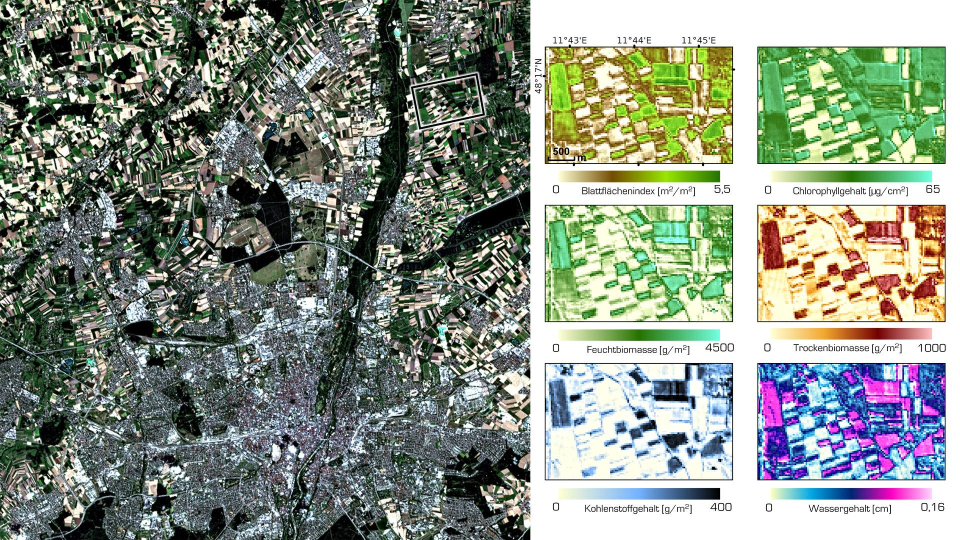 To­wards more sus­tain­able agri­cul­ture Credit:EnMAP Commissioning Phase data 2022 DLR/IGGF GEO LMU München