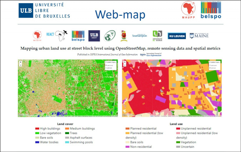 Stedelijk landgebruik in kaart brengen op straatniveau