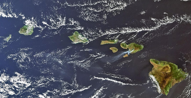 Hawaii as seen by Envisat