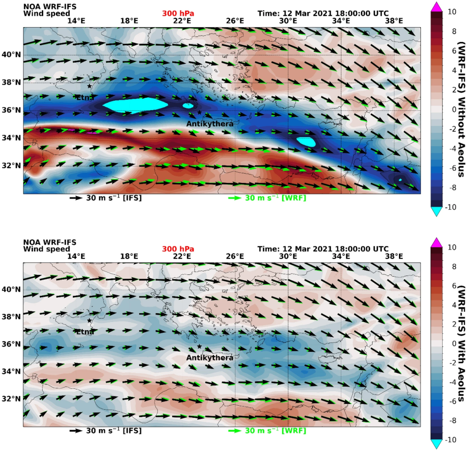 Impact of Aeolus on windspeed measurements