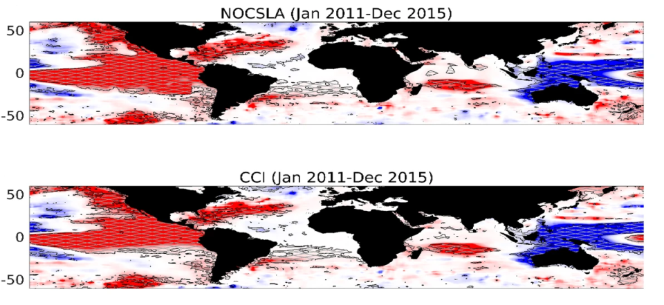 Regional sea level trends from NOCSLA and ESA’s Climate Change Initiative Regional sea level trends from NOCSLA and ESA’s Climate Change Initiative