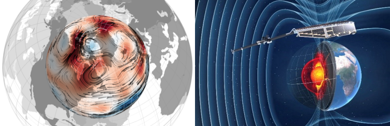 Swarm helps further our understanding of core dynamics by mapping the magnetic waves across the surface of Earth’s outer core.